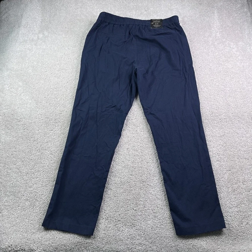 NEW Banana‎ Republic Pants Mens 34x30 Blue Mason Athletic Tapered Elastic Waist
